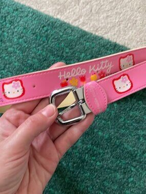 Vintage KIDS Sanrio Hello Kitty Pink belt -1995